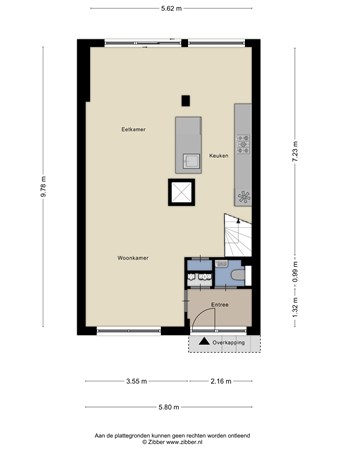 Plattegrond - Geerland 36, 4761 TK Zevenbergen - 443165_2D_Begane_Grond_Geerland_36_Zevenbergen_01.jpg