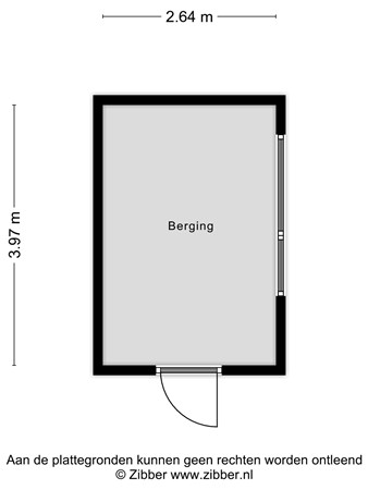 Plattegrond - Geerland 36, 4761 TK Zevenbergen - 443165_2D_Berging_Geerland_36_Zevenbergen_04.jpg