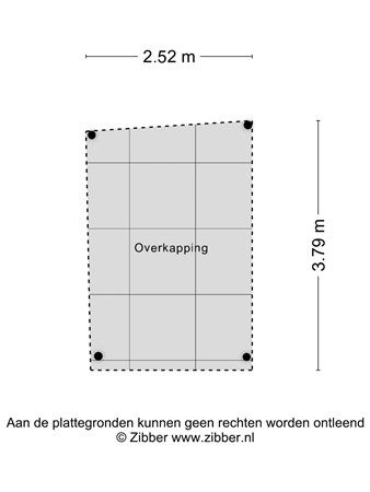 Plattegrond - Drogedijk 31, 4793 TB Fijnaart - 432961_2D_Overkapping_Drogedijk_31_Fijnaart_03.jpg