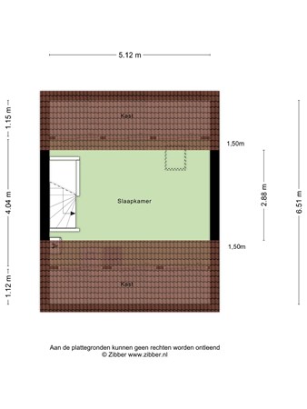 Plattegrond - Sparrenhof 60, 4921 DS Made - 449656_2D_Tweede_Verdieping_Sparrenhof_60_Made_03.jpg