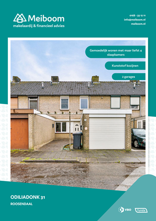 Brochure - Odiliadonk 31, 4707 TL ROOSENDAAL (1) - Odiliadonk 31, 4707 TL Roosendaal