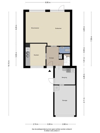 Plattegrond - Odiliadonk 31, 4707 TL Roosendaal - 433262_2D_Begane_grond_Odiliadonk_31_Roosendaal_01.jpg