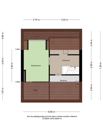 Plattegrond - Odiliadonk 31, 4707 TL Roosendaal - 433262_2D_Tweede_verdieping_Odiliadonk_31_Roosendaal_03.jpg