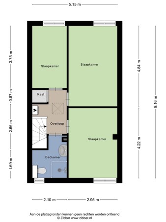 Plattegrond - De Meeren 53, 4761 SC Zevenbergen - 436768_2D_Eerste_verdieping_De_Meeren_53_Zevenbergen_02.jpg