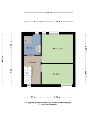 Plattegrond - Beukenlaan 6, 4791 AT Klundert - 456171_2D_Eerste_Verdieping_Beukenlaan_6_Klundert_02.jpg