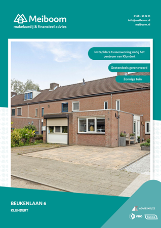 Brochure - Beukenlaan 6, 4791 AT KLUNDERT (1) - Beukenlaan 6, 4791 AT Klundert