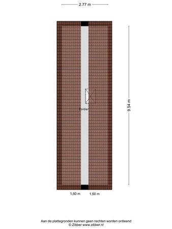 Plattegrond - Rondeel 88, 4791 LB Klundert - 442964_2D_Zolder_Rondeel_88_Klundert_03.jpg