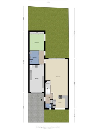 Plattegrond - Coupure 17, 4652 GK Steenbergen - 438738_2D_Begane_grond_tuin_Coupure_17_Steenbergen_03.jpg