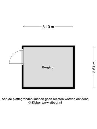 Plattegrond - Hubertuslaan 22, 4871 LG Etten-Leur - 461508_2D_Berging_Hubertuslaan_22_EttenLeur_04.jpg