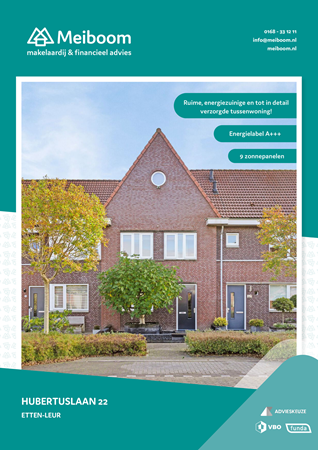 Brochure - Hubertuslaan 22, 4871 LG ETTEN-LEUR (1) - Hubertuslaan 22, 4871 LG Etten-Leur