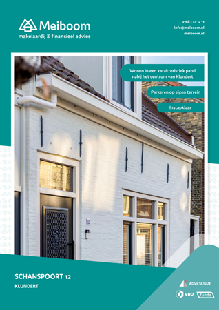 Brochure - Schanspoort 12, 4791 HC KLUNDERT (1) - Schanspoort 12, 4791 HC Klundert