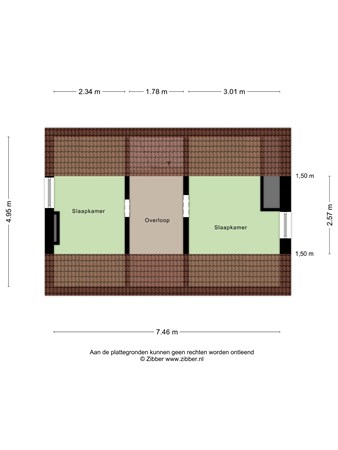 Plattegrond - De Heul 42, 4741 TT Hoeven - 469617_2D_Eerste_Verdieping_De_Heul_42_Hoeven_02.jpg