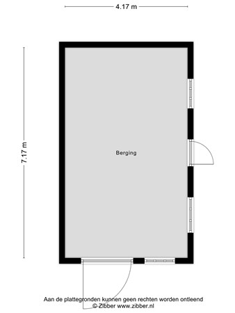 Plattegrond - De Heul 42, 4741 TT Hoeven - 469617_2D_Berging_De_Heul_42_Hoeven_03.jpg