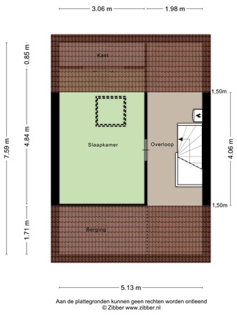 Plattegrond - Julianastraat 60, 4782 AP Moerdijk - 471261_2D_Tweede_Verdieping_Julianastraat_60_Moerdijk_04.jpg