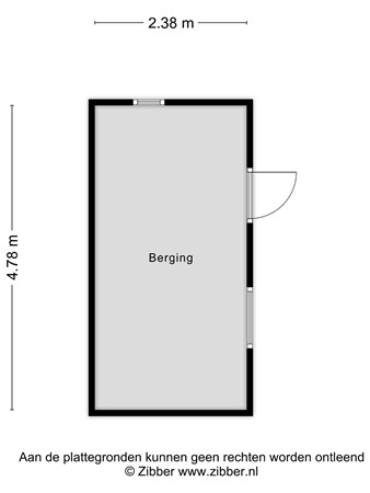 Plattegrond - Schoolstraat 38, 4772 RC Langeweg - 473519_2D_Berging_Schoolstraat_38_Langeweg_03.jpg