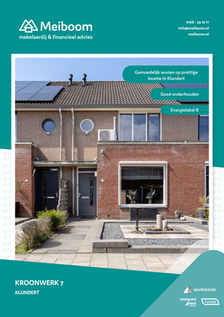 Brochure - Kroonwerk 7, 4791 LK KLUNDERT (1) - Kroonwerk 7, 4791 LK Klundert