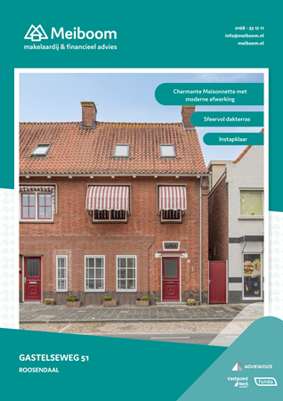 Brochure - Gastelseweg 51, 4702 SZ ROOSENDAAL (1) - Gastelseweg 51, 4702 SZ Roosendaal