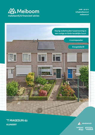 Brochure - 'T Magesijn 62, 4791 KJ KLUNDERT (1) - 'T Magesijn 62, 4791 KJ Klundert