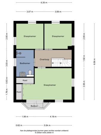 Plattegrond - Beatrixstraat 15, 4782 AS Moerdijk - 175299307_1569216_beatr_eerste_verdiepi_first_design_20250730_4e2163.jpg
