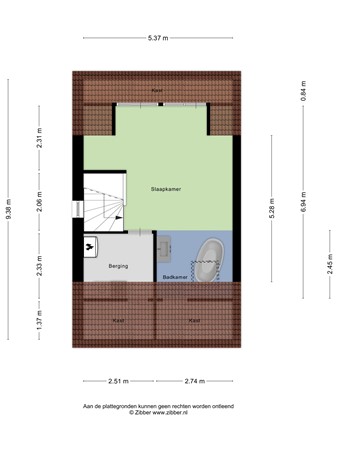 Plattegrond - Waterlinie 132, 4652 GB Steenbergen - 174588136_1563154_water_tweede_verdiepi_first_design_20250705_e7c4d5.jpg