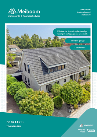 Brochure - De Braak 11, 4761 XW ZEVENBERGEN (1) - De Braak 11, 4761 XW Zevenbergen