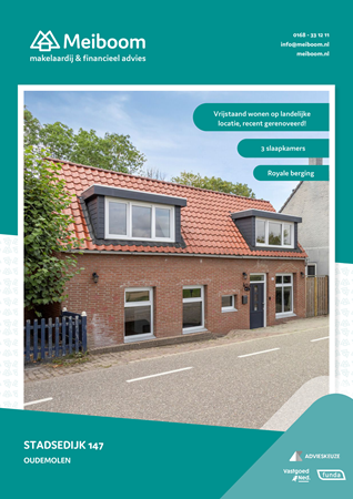 Brochure - Stadsedijk 147, 4796 RD OUDEMOLEN (1) - Stadsedijk 147, 4796 RD Oudemolen