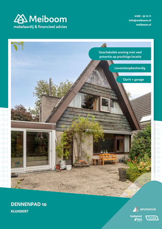 Brochure - Dennenpad 10, 4791 AR KLUNDERT (1) - Dennenpad 10, 4791 AR Klundert