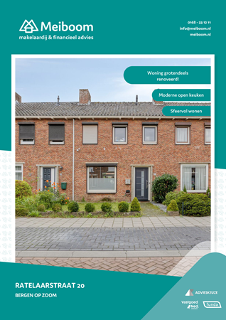Brochure - Ratelaarstraat 20, 4621 CW BERGEN OP ZOOM (1) - Ratelaarstraat 20, 4621 CW Bergen op Zoom