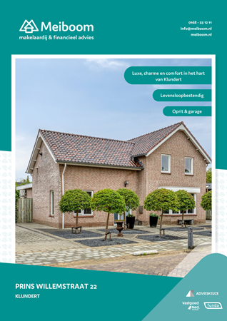 Brochure - Prins Willemstraat 22, 4791 JR KLUNDERT (1) - Prins Willemstraat 22, 4791 JR Klundert