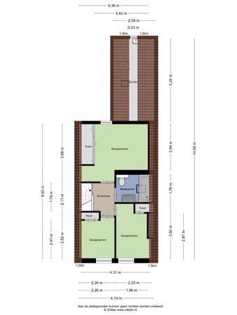 Plattegrond - Sint Josephstraat 62, 4702 CX Roosendaal - 178783120_1585296_sint_eerste_verdiepi_first_design_20251101_7d5e5d.jpg