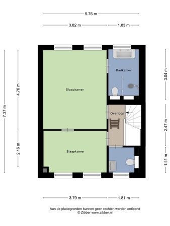 Plattegrond - Steenweg 109, 4781 AN Moerdijk - 178944598_1588651_steen_eerste_verdiepi_first_design_20251105_92117f.jpg