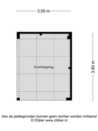 Plattegrond - Kerkdijk 14B, 4927 BH Hooge Zwaluwe - 179157934_1590342_kerkd_overkapping_first_design_20251111_edee33.jpg