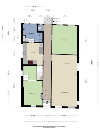 Plattegrond - Voorstraat 2, 4793 EV Fijnaart - 180452299_1595509_voors_begane_grond_first_design_20251218_cd30ef.jpg