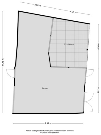 Plattegrond - Voorstraat 2, 4793 EV Fijnaart - 180452299_1595509_voors_garage_first_design_20251218_fbd1fd.jpg
