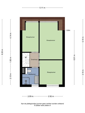 Plattegrond - Patrijs 37, 4872 PA Etten-Leur - 180359758_1594886_patri_eerste_verdiepi_first_design_20251213_2cdc4f.jpg