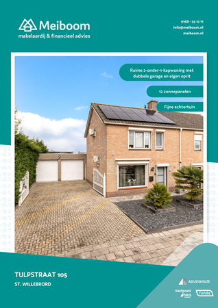 Brochure - Tulpstraat 105, 4711 HG ST. WILLEBRORD (1) - Tulpstraat 105, 4711 HG St. Willebrord