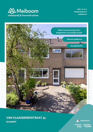 Brochure - Van Vlaanderenstraat 55, 4791 ER KLUNDERT (1) - Van Vlaanderenstraat 55, 4791 ER Klundert