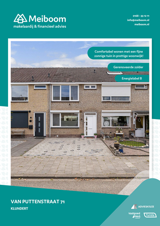 Brochure - Van Puttenstraat 71, 4791 EM KLUNDERT (1) - Van Puttenstraat 71, 4791 EM Klundert