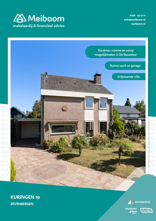 Brochure - Kuringen 19, 4761 VB ZEVENBERGEN (1) - Kuringen 19, 4761 VB Zevenbergen