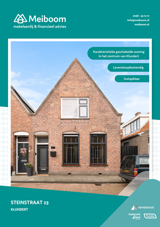 Brochure - Steinstraat 23, 4791 JA KLUNDERT (1) - Steinstraat 23, 4791 JA Klundert