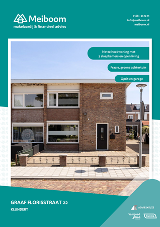 Brochure - Graaf Florisstraat 22, 4791 CB KLUNDERT (1) - Graaf Florisstraat 22, 4791 CB Klundert