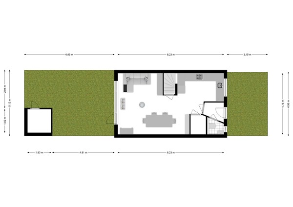 Jan de Louterstraat 81, 1063 KX Amsterdam - Jan de Louterstraat 81 - Amsterdam - Perceeltekening - 2D.jpg