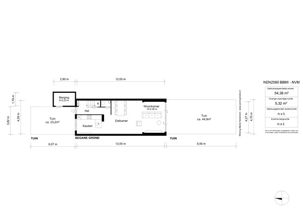 H.J. Algrastraat 3, 1067 WK Amsterdam - H.J. Algrastraat 3 - Amsterdam-Perceeltekening -2d.jpg