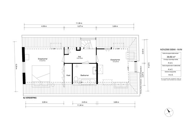 Van Oldenbarneveldtstraat 14-3, 1052 KA Amsterdam - Van Oldenbarneveldtstraat 14-3 - Amsterdam - Vierde verdieping.jpg