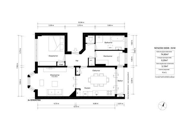 Lumeijstraat 50-2, 1056 VZ Amsterdam - Lumeijstraat 50-2 - Amsterdam-2e verdieping.jpg