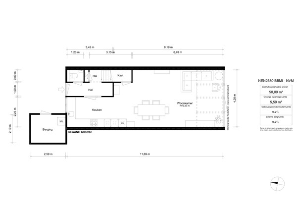 Lakenkopersweg 92, 1383 CV Weesp - Lakenkopersweg 92 - Weesp-Begane_grond.jpg