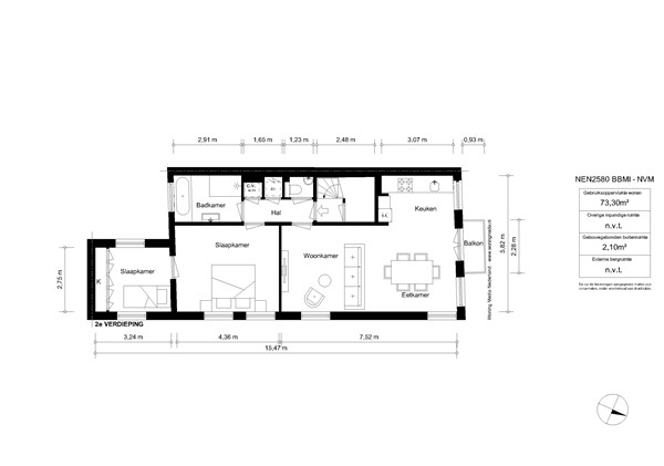 Overtoom 459-2, 1054 LE Amsterdam - 