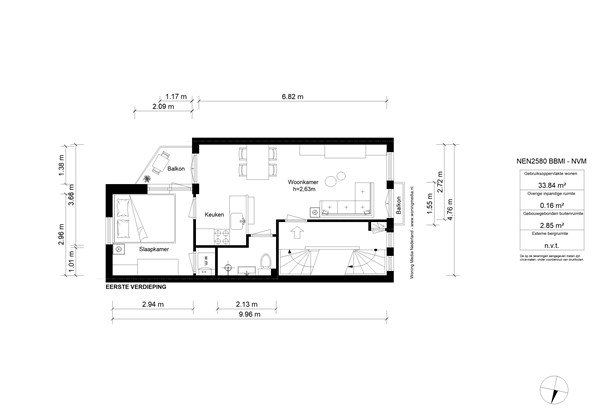 Van Bossestraat 17-1, 1051 JR Amsterdam - Van Bossestraat 17-1 - Amsterdam - 1e_verdieping.jpg