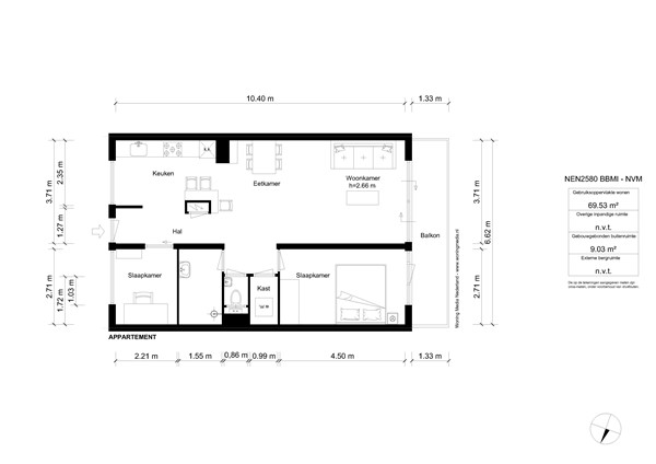 Kleiburg 613, 1104 EA Amsterdam - 