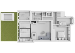 Van Speijkstraat 44-HS - Amsterdam - Perceeltekening - 3D  _1.jpg